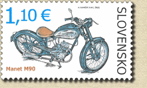 561 - Technické pamiatky: Historické motocykle – Manet M90