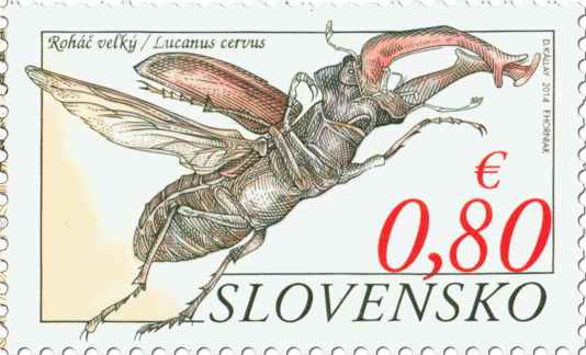 572 - Nature protection: National Wildlife Reserve Sitno - Stag beetle (Lucanus cervus)