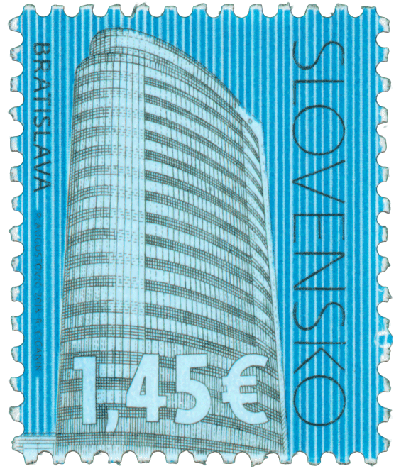 654 - Cultural Heritage of Slovakia: VÚB Mlynské nivy, Bratislava