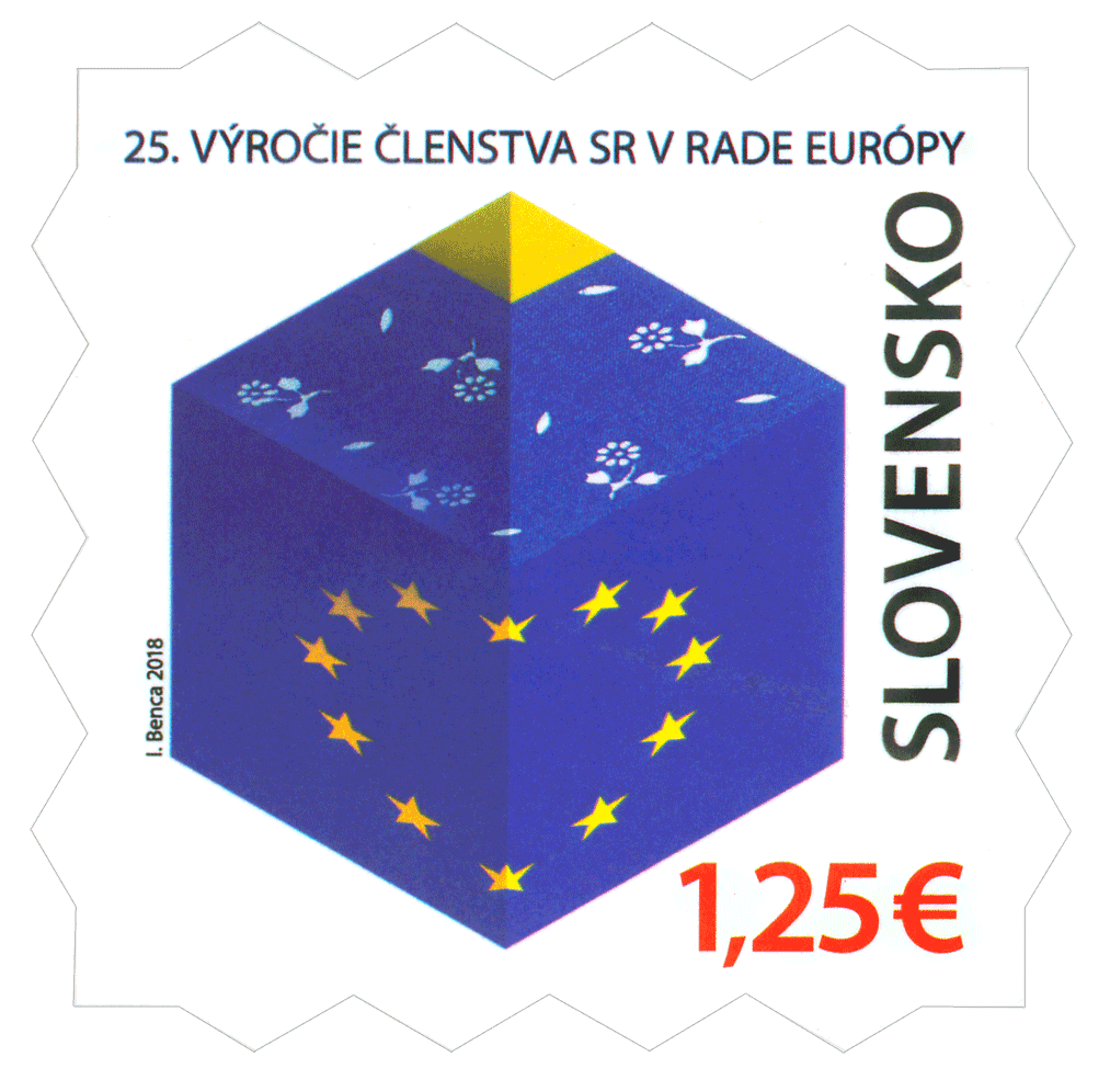 666 - 25. výročie členstva SR v Rade Európy