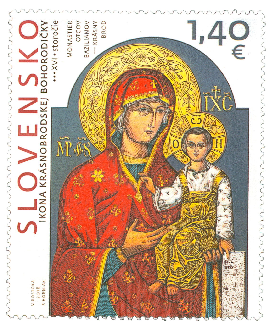 671 - ART: The Icon of Krásny Brod, The Mother of God