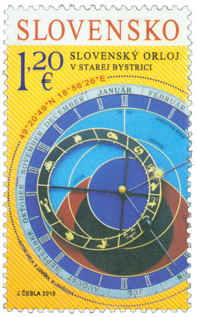 680 - Spoločné vydanie so Slovinskom: Slovenský orloj v Starej Bystrici