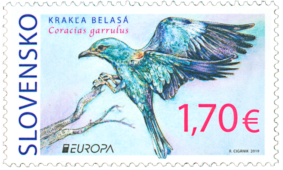 683 - EUROPA 2019: Rare Birds – Coracias garrulus