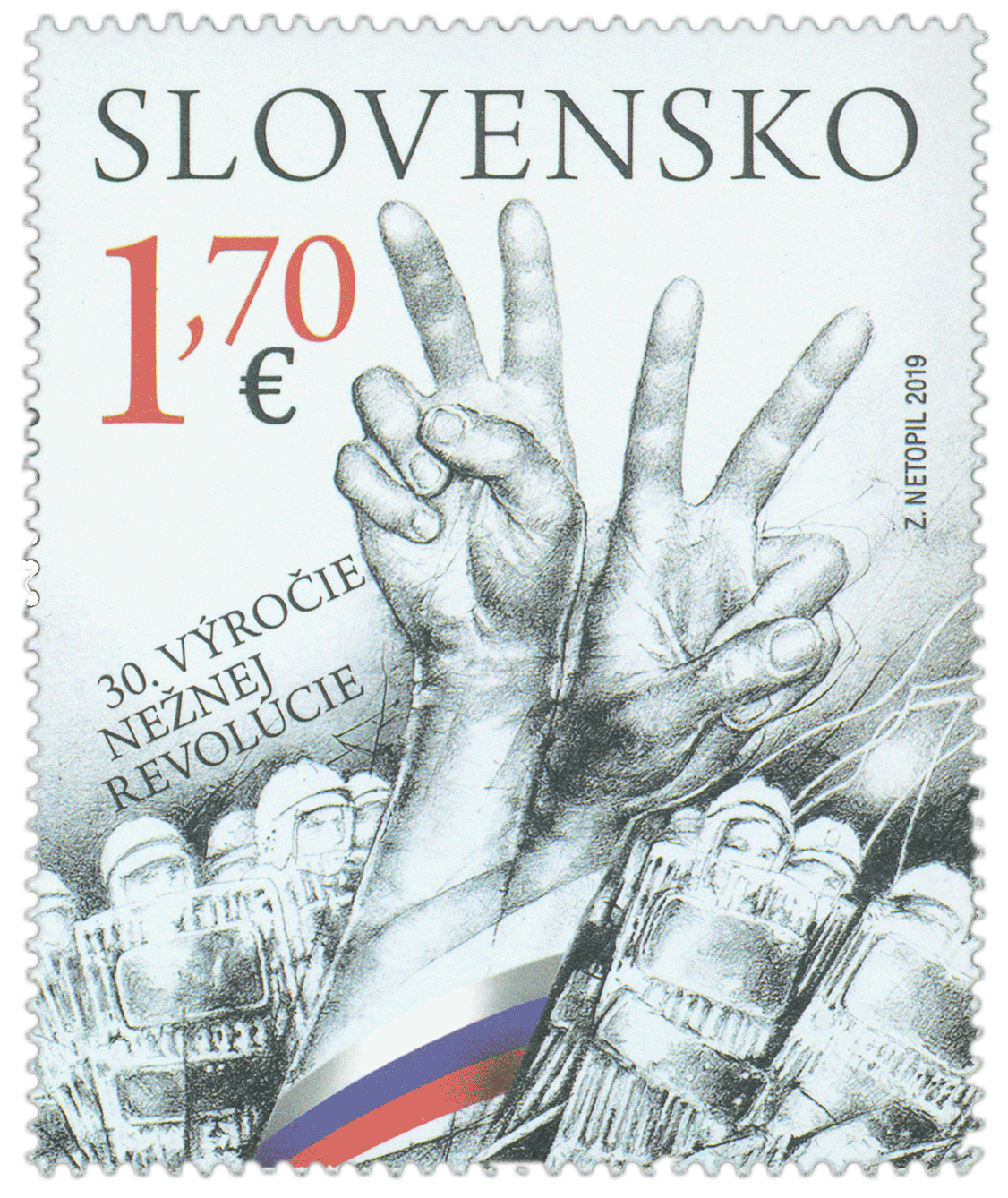 702 - Spoločné vydanie s Českou republikou: 30. výročie Nežnej revolúcie