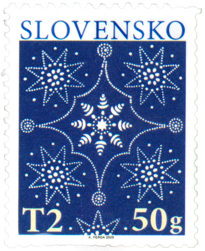 728 - Vianoce 2020: Tradičná slovenská modrotlač