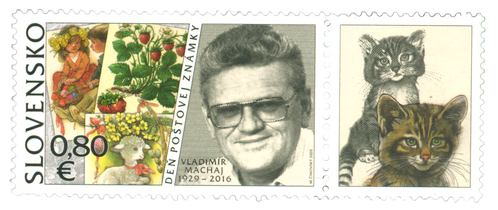 729 - Postage Stamp Day: Vladimír Machaj (1929 – 2016) 
