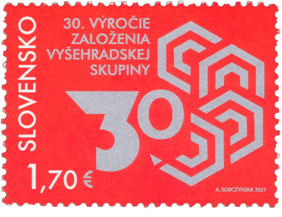 735 - Spoločné vydanie s Poľskom, Maďarskom a Českou republikou: 30. výročie založenia Vyšehradskej skupiny