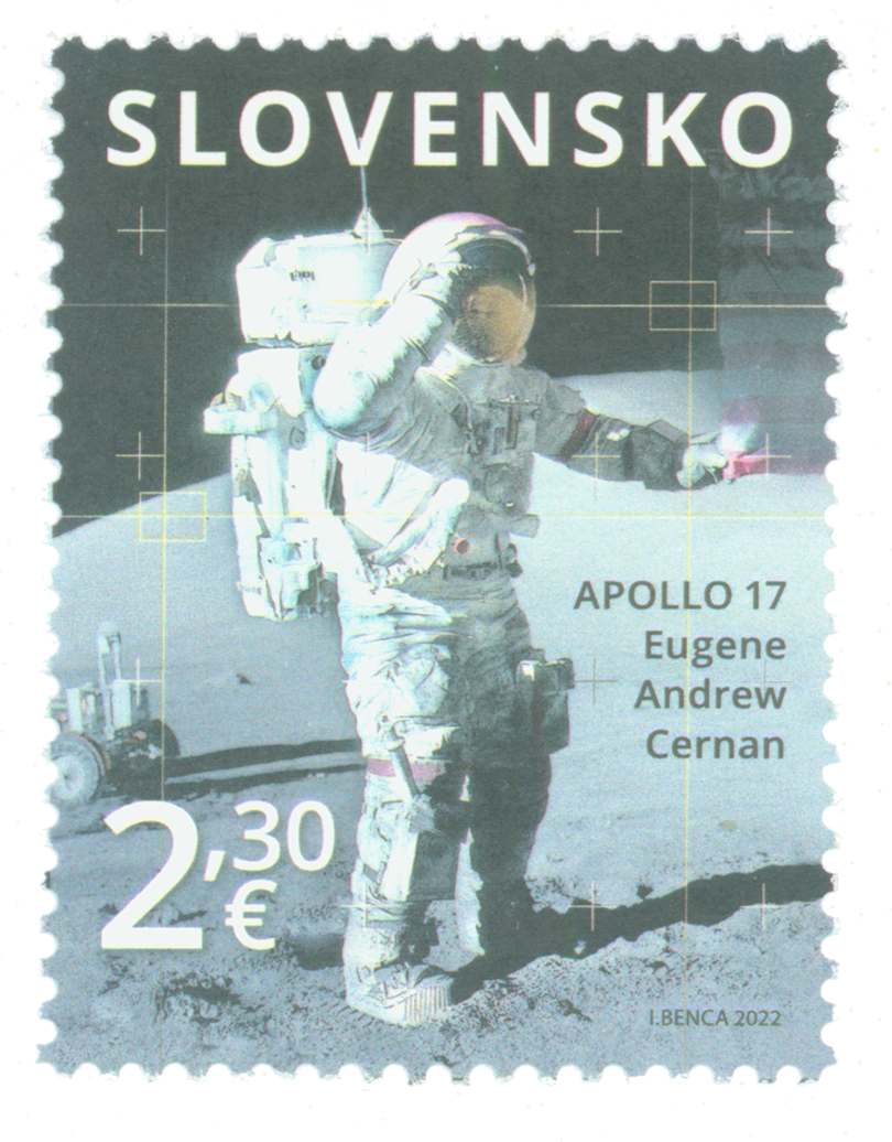 782 - 50. výročie pristáta misie Apollo 17 na Mesiaci: Eugene Andrew Cernan