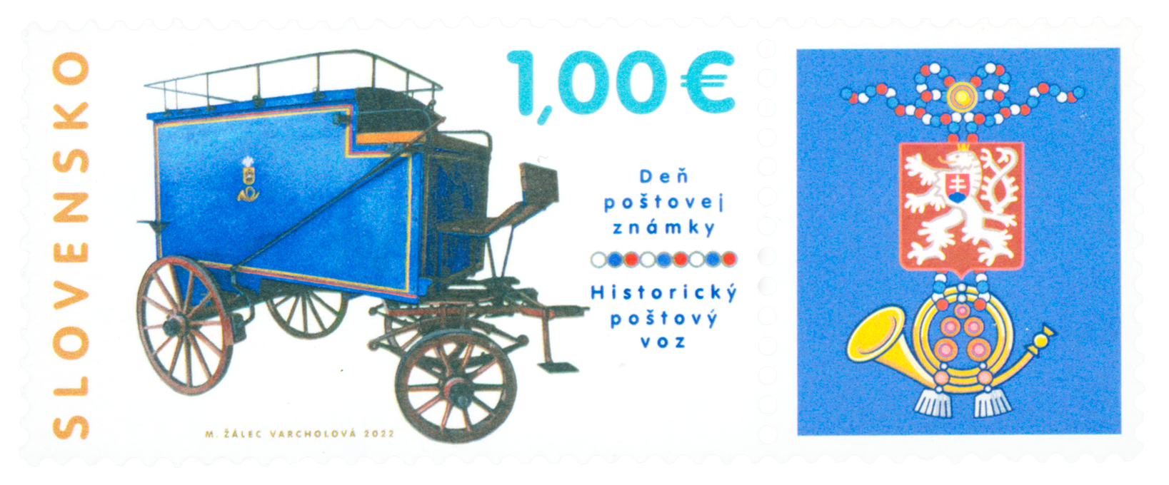 783 - Postage Stamp Day: A Historical Mail Waggon
