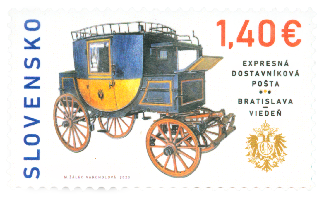 794 - 200. výročie pravidelnej expresnej dostavníkovej pošty z Bratislavy do Viedne