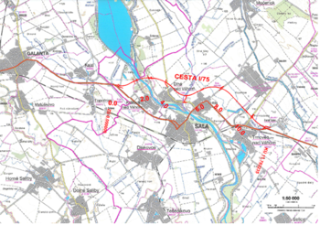 Severný variant obchvatu mesta Šaľa – cesta I/75