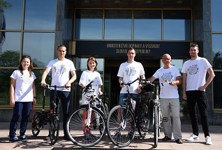 Slávnostné otvorenie kampane Do práce na bicykli sa dnes tradične uskutočnilo na pôde Ministerstva dopravy a výstavby SR.