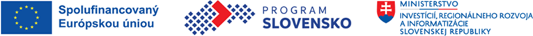 Program Slovensko Spolufinancovaný EU - MIRRI
