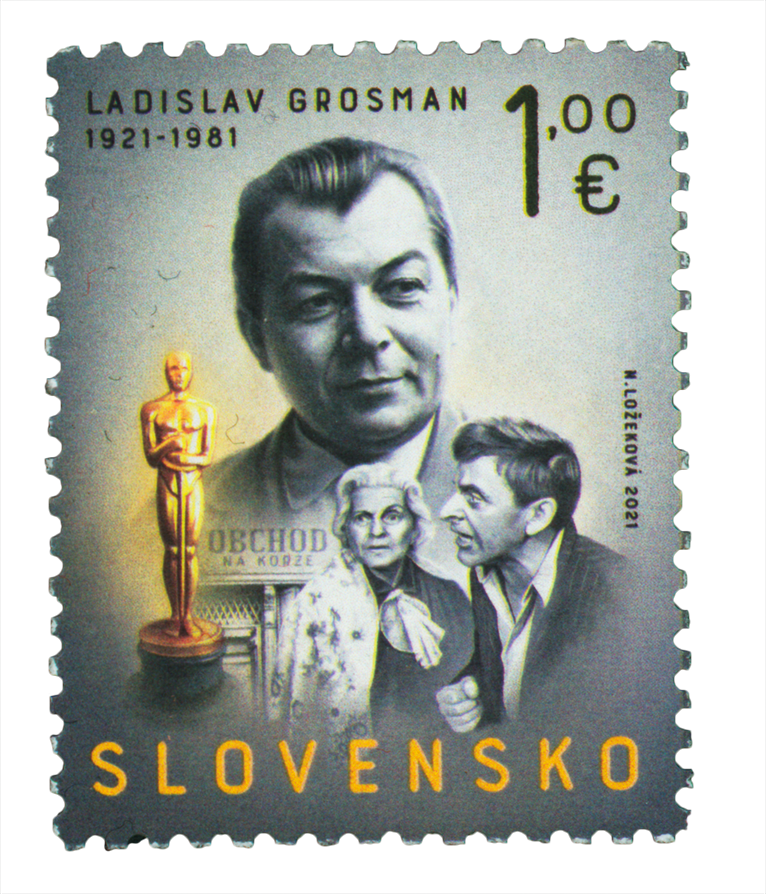 Poštová známka „Osobnosti: Ladislav Grosman (1921 - 1981)“
