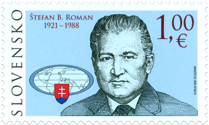Poštová známka „100. výročie narodenia Štefana Romana“