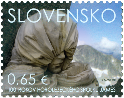 Poštová známka „Šport: 100. výročie horolezeckého spolku JAMES“